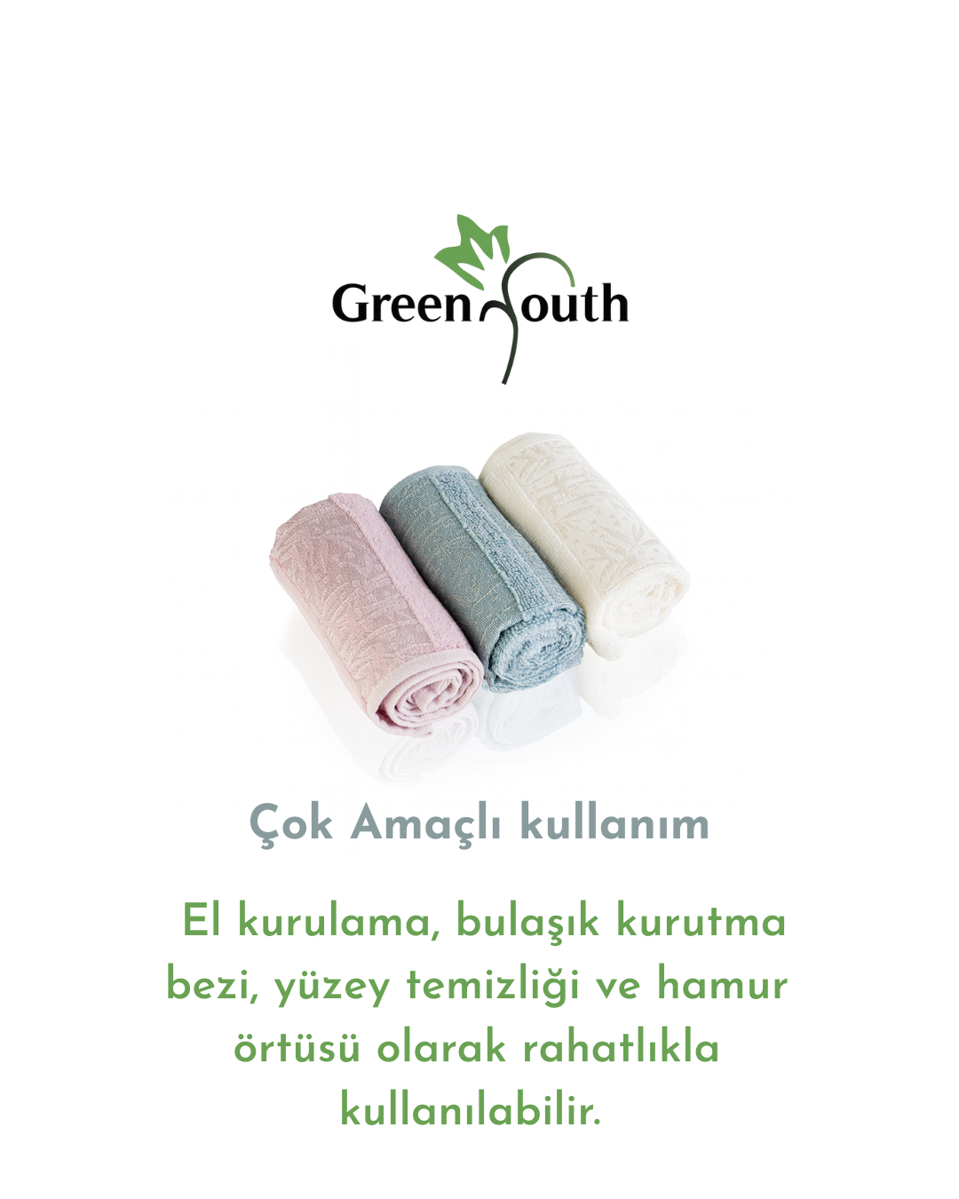 %70 Bambu Mutfak Havlusu Seti (6'lı) 50*30